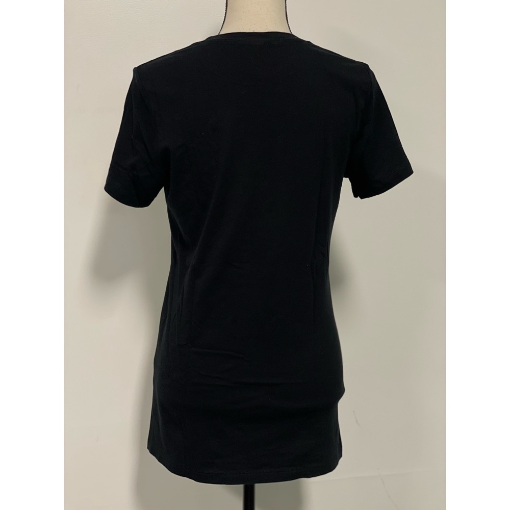 Bella + Canvas Airlume Jersey Graphic Short Sleeve T-Shirt Black Size XL - Picture 4 of 4